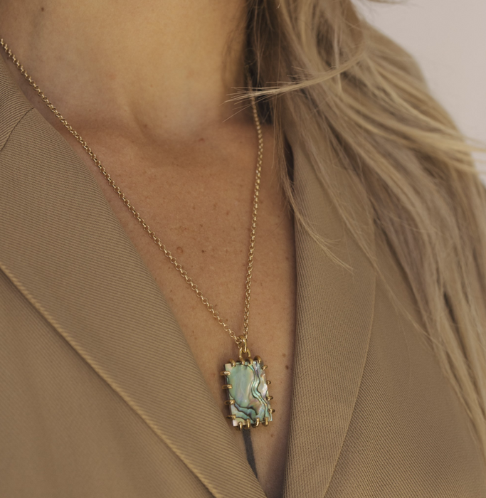 Phoebe Necklace Abalone