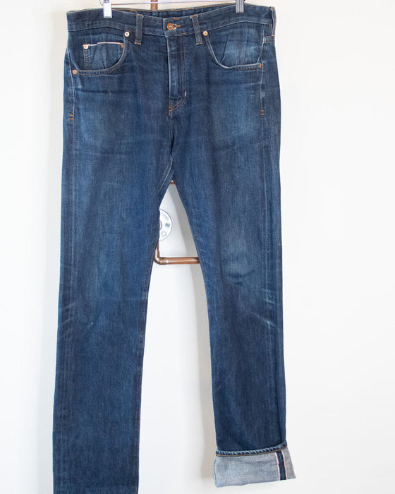 Straight Leg Selvedge Jeans