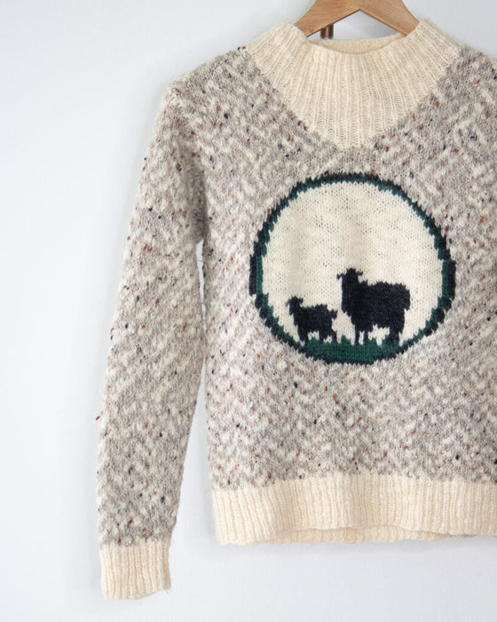 Vintage Wool Sheep Sweater