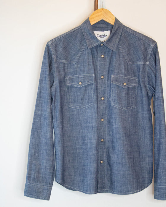 Denim Western Button Up