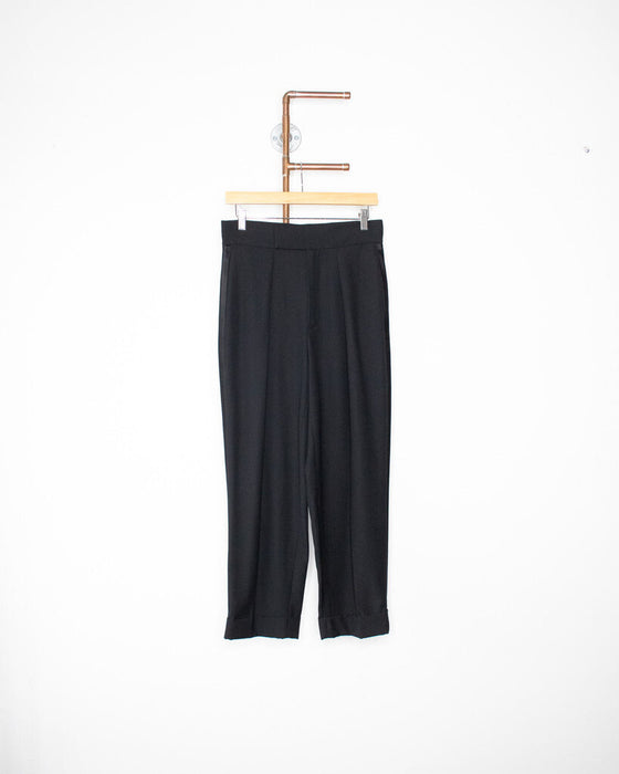 Pleated Tuxedo Trouser