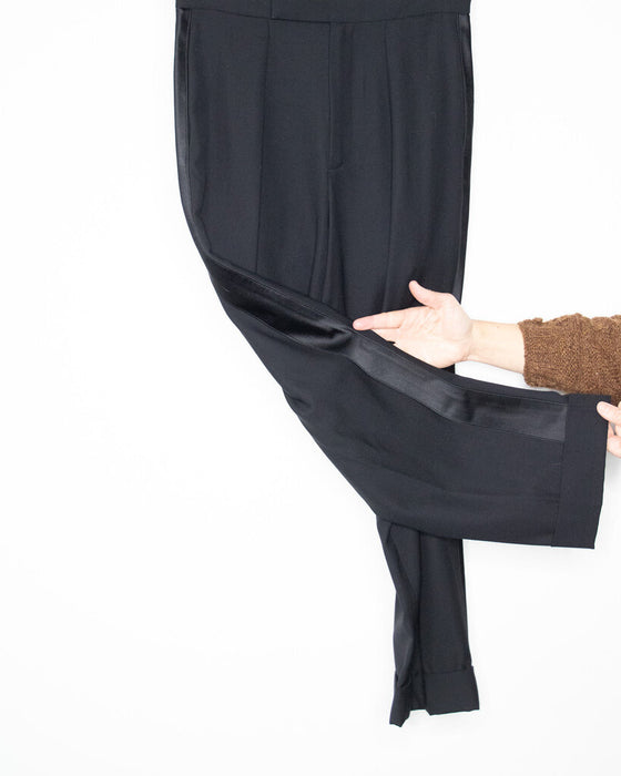 Pleated Tuxedo Trouser