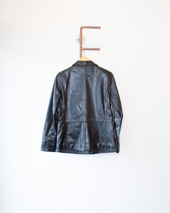 Vintage Leather Blazer