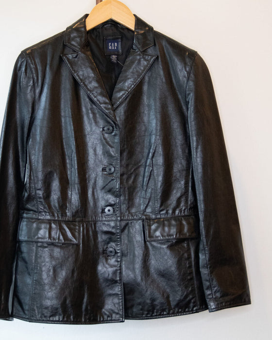 Vintage Leather Blazer