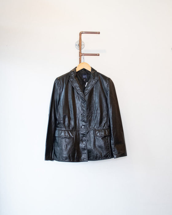 Vintage Leather Blazer