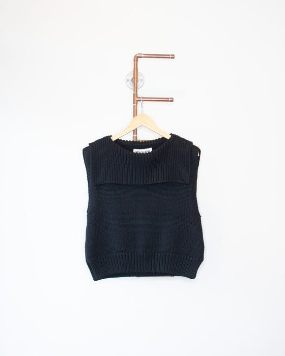 Cotton Alpaca Sweater Vest