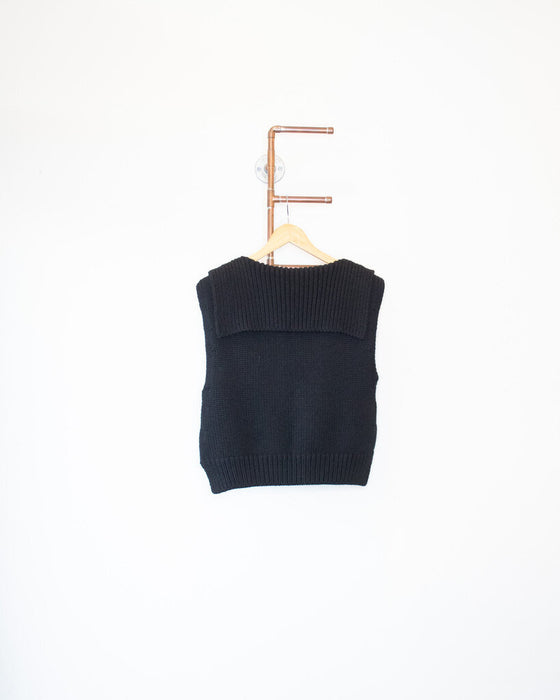 Cotton Alpaca Sweater Vest