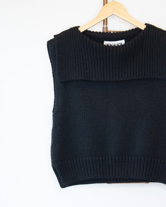 Cotton Alpaca Sweater Vest