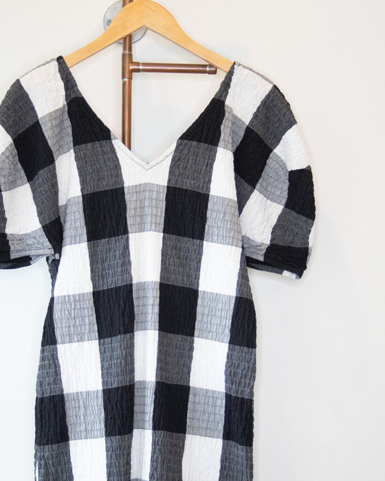 Smocked Buffalo Plaid Dress