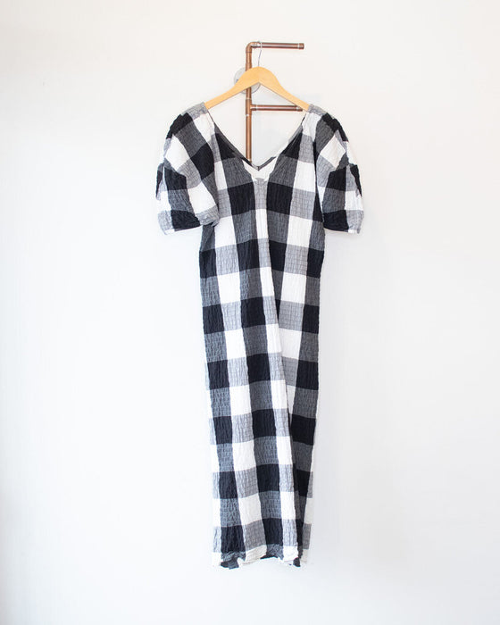 Smocked Buffalo Plaid Dress