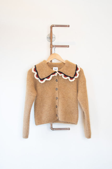 "Felipa" Cardigan with Ruffle Collar