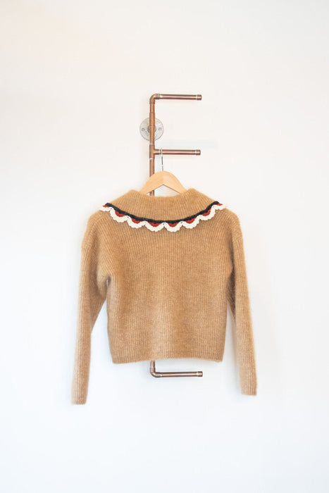 "Felipa" Cardigan with Ruffle Collar