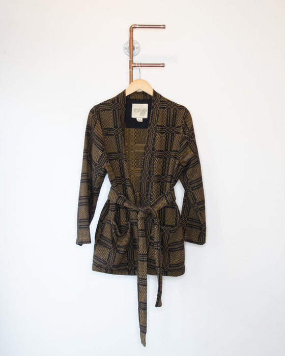 Open Front Belted Jacket