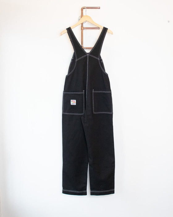 Contrast Stitching Overalls