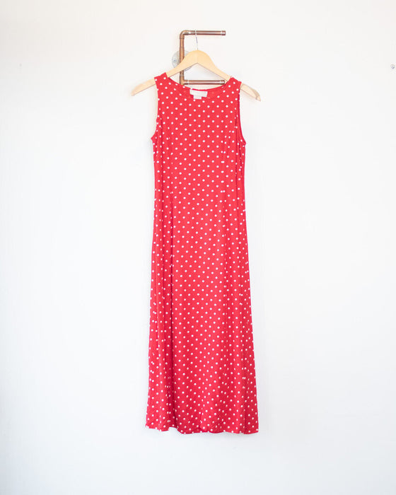 Polka Dot Sleeveless Dress