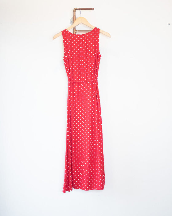 Polka Dot Sleeveless Dress